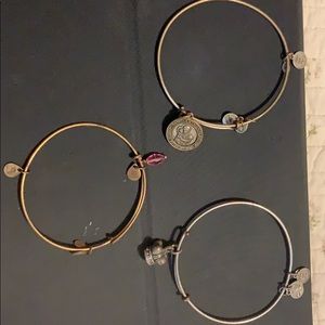 3 Alex & Ani bracelets
